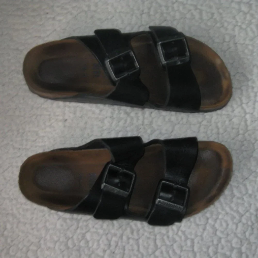 Birkenstock Arizona Black Double Strap Sandals